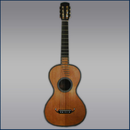 Nicolas Legros 1835 guitar front